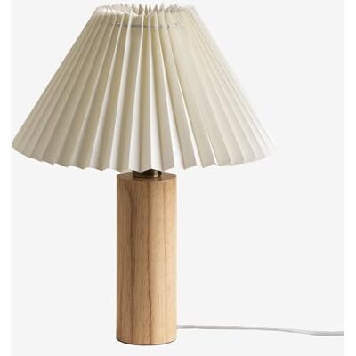 SKLUM - Gaines - Rubberwood - Natural Wood - Lampe de Table - Publicité SKLUM - Gaines - Rubberwood - Natural Wood - Lampe de Table - Publicité