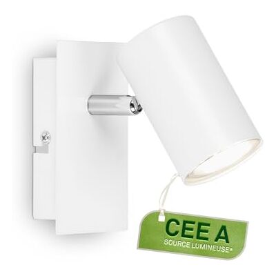 Briloner Eek a Applique Murale LED Blanche - Lampe Murale LED - Publicité Briloner Eek a Applique Murale LED Blanche - Lampe Murale LED - Publicité