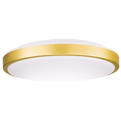 EGLO Plafonnier - compete 1 Blanc Laiton LED 18W 3000K - Luminaire de plafond - Publicité EGLO Plafonnier - compete 1 Blanc Laiton LED 18W 3000K - Luminaire de plafond - Publicité