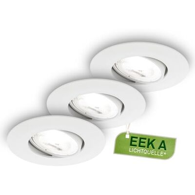 Briloner Spotlights encastrés LED blancs réglables - Spotlights encastrés - Publicité Briloner Spotlights encastrés LED blancs réglables - Spotlights encastrés - Publicité