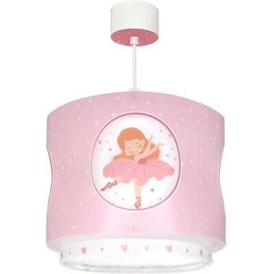 Dalber Lustre Chambre Lampe Suspension Plafonnier Pour Enfants, Ballerine, 60912M, E27 - Publicité Dalber Lustre Chambre Lampe Suspension Plafonnier Pour Enfants, Ballerine, 60912M, E27 - Publicité