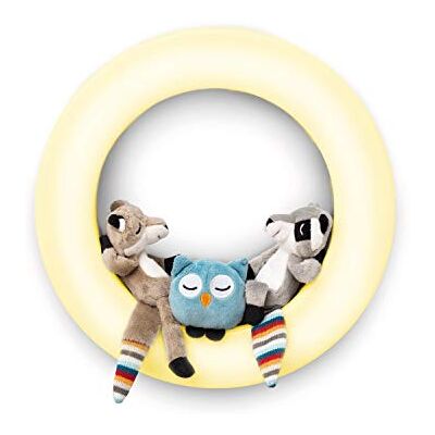 ZAZU Fay Rex and Otis Veilleuse murale rechargeable pour bébé avec animaux en peluche Lampe murale LED multicolore pour enfants avec détecteur de mouvement Rechargeable Arrêt automatique - Publicité ZAZU Fay Rex and Otis Veilleuse murale rechargeable pour bébé avec animaux en peluche Lampe murale LED multicolore pour enfants avec détecteur de mouvement Rechargeable Arrêt automatique - Publicité