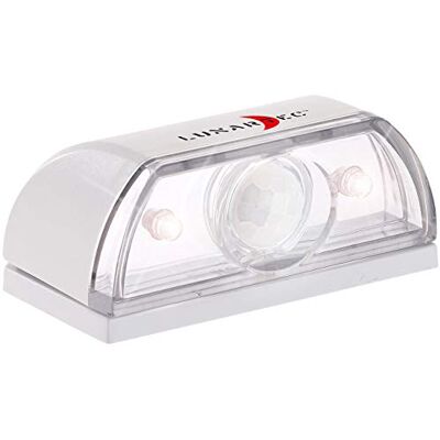 Lunartec Balise Murale à LED pour escalier avec détecteur de Mouvement 0,12 W - Publicité Lunartec Balise Murale à LED pour escalier avec détecteur de Mouvement 0,12 W - Publicité