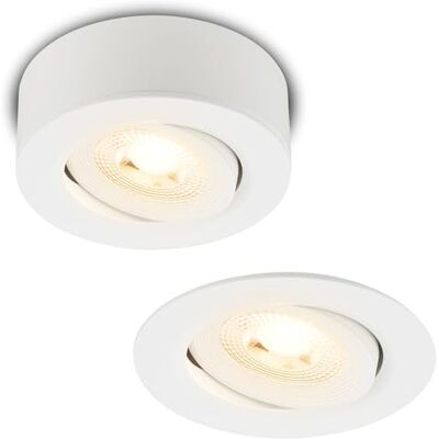 Briloner projecteur encastré LED - Dimmable, Ajustable, Moderne - Publicité Briloner projecteur encastré LED - Dimmable, Ajustable, Moderne - Publicité