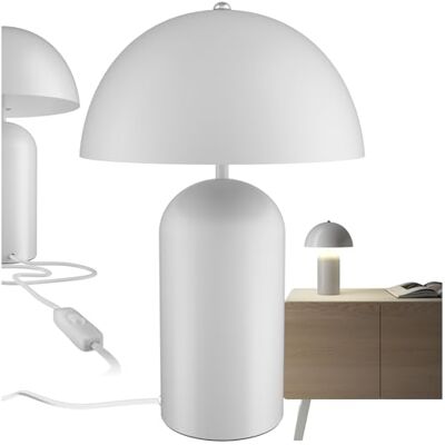 Tectake Altea Lampe de Table Retro Champignon - Lampe de Nuit - Publicité Tectake Altea Lampe de Table Retro Champignon - Lampe de Nuit - Publicité
