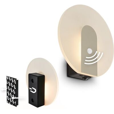 Briloner Sticklights Lampe murale sans électricité ni perçage avec détecteur de mouvement, batterie, fixation magnétique amovible, sans fil, 15x3,7x14,7 cm, nickel mat - Publicité Briloner Sticklights Lampe murale sans électricité ni perçage avec détecteur de mouvement, batterie, fixation magnétique amovible, sans fil, 15x3,7x14,7 cm, nickel mat - Publicité