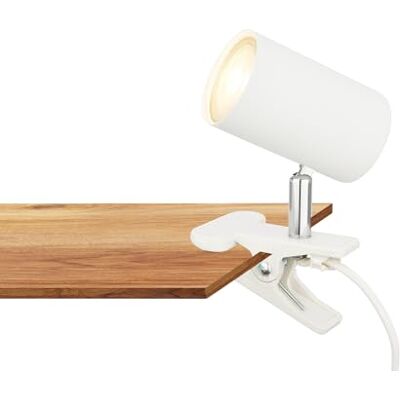 Lampe de Table Nordique Blanche Briloner - Projecteur à Clamp - Publicité Lampe de Table Nordique Blanche Briloner - Projecteur à Clamp - Publicité