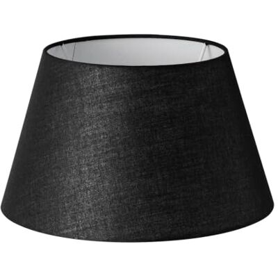 Home Sweet Home - Abat-jour conique en tissu - Noir - Abat-jour - Publicité Home Sweet Home - Abat-jour conique en tissu - Noir - Abat-jour - Publicité