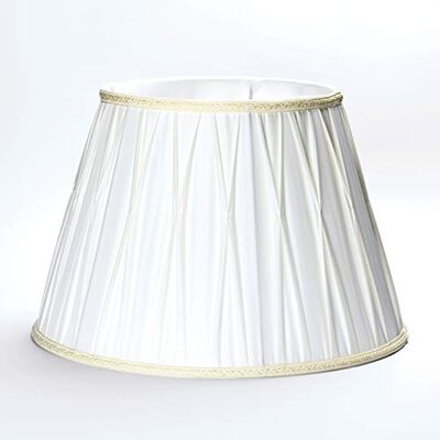 Orion Abat-jour En tissu Aspect plissé Compatible avec une douille E27 Idéal pour lampe de table et lampadaire - Publicité Orion Abat-jour En tissu Aspect plissé Compatible avec une douille E27 Idéal pour lampe de table et lampadaire - Publicité