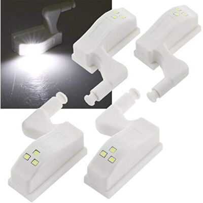 Generic - Cabinet LED 4-Pack Hinge - 4x LEDs - Publicité Generic - Cabinet LED 4-Pack Hinge - 4x LEDs - Publicité