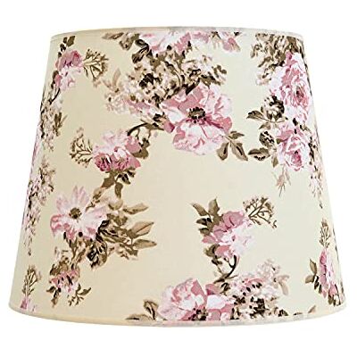 LICHT-ERLEBNISSE - Abat-jour floral rose/blanc - E27 lampe sur pied - Publicité LICHT-ERLEBNISSE - Abat-jour floral rose/blanc - E27 lampe sur pied - Publicité