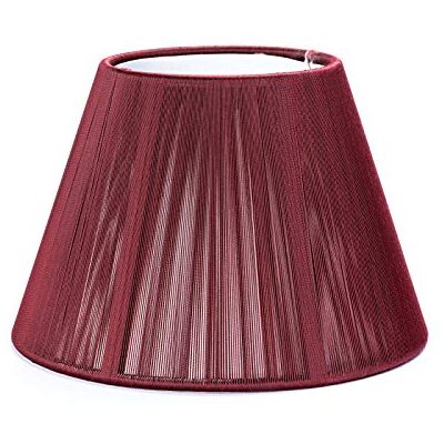 Orion Abat-jour en tissu Diamètre : 140 mm Lustre bordeaux, rouge, or, argent, chrome Bordure dorée Fuloon (bordeaux) - Publicité Orion Abat-jour en tissu Diamètre : 140 mm Lustre bordeaux, rouge, or, argent, chrome Bordure dorée Fuloon (bordeaux) - Publicité