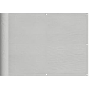vidaXL Écran de Balcon, Brise-Vue de Jardin, Écran de Protection, Écran d'Intimité Terrasse Extérieur, Gris Clair 75x500 cm 100% Polyester Oxford - Publicité vidaXL Écran de Balcon, Brise-Vue de Jardin, Écran de Protection, Écran d'Intimité Terrasse Extérieur, Gris Clair 75x500 cm 100% Polyester Oxford - Publicité
