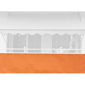 Angerer Paravista pour balcon - Orange - 90cm de hauteur - 6m de longueur - Imperméable UV resistant - Publicité Angerer Paravista pour balcon - Orange - 90cm de hauteur - 6m de longueur - Imperméable UV resistant - Publicité