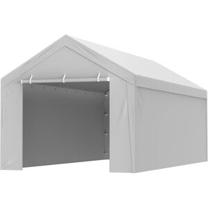 VEVOR Toile d'auvent de rechange pour abri de voiture, 6,1 x 3 m, bâche de garage top+paroi latérale, imperméable et protégée contre UV, installation facile élastiques à boule, gris (cadre non inclus) - Publicité VEVOR Toile d'auvent de rechange pour abri de voiture, 6,1 x 3 m, bâche de garage top+paroi latérale, imperméable et protégée contre UV, installation facile élastiques à boule, gris (cadre non inclus) - Publicité