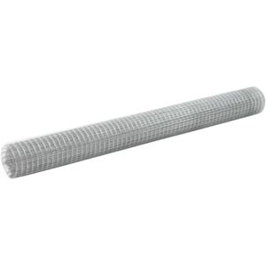 vidaXL Grillage Métal Acier 25x1,5 m Carré Argenté Treillis Clôture de Jardin - Publicité vidaXL Grillage Métal Acier 25x1,5 m Carré Argenté Treillis Clôture de Jardin - Publicité