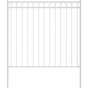 Panneau de clôture de jardin blanc 1,7x1,5 m vidaXL - Panneau de clôture de jardin - Publicité Panneau de clôture de jardin blanc 1,7x1,5 m vidaXL - Panneau de clôture de jardin - Publicité