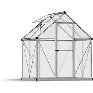 Palram CANOPIA by Serre de Jardin Mythos en Aluminium/Polycarbonate, Argent, 126cm x 185cm - Publicité Palram CANOPIA by Serre de Jardin Mythos en Aluminium/Polycarbonate, Argent, 126cm x 185cm - Publicité