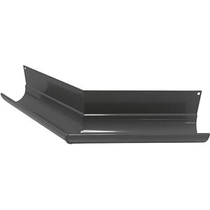 Renoplast ® R50 Equerre de Gouttière en Aluminium Angle extérieur 135° graphite gouttière évacuation des eaux pluviales profilés en tôle pliée Abri de jardin carport terrasse gouttière à emboîter - Publicité Renoplast ® R50 Equerre de Gouttière en Aluminium Angle extérieur 135° graphite gouttière évacuation des eaux pluviales profilés en tôle pliée Abri de jardin carport terrasse gouttière à emboîter - Publicité