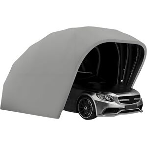 ACEMIC Abri De Voiture en Acier Inoxydable, Garage Semi Automatique, Carport Pliant, Auvent D'auto, Tente De Garage Lourde, Verrouillable, Auvents pour Voitures (Gris 5.5 x 2.5 x 2.3 m) - Publicité ACEMIC Abri De Voiture en Acier Inoxydable, Garage Semi Automatique, Carport Pliant, Auvent D'auto, Tente De Garage Lourde, Verrouillable, Auvents pour Voitures (Gris 5.5 x 2.5 x 2.3 m) - Publicité