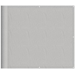 vidaXL Écran de Balcon, Brise-Vue de Jardin, Écran de Protection, Écran d'Intimité Terrasse Extérieur, Gris Clair 90x500 cm 100% Polyester Oxford - Publicité vidaXL Écran de Balcon, Brise-Vue de Jardin, Écran de Protection, Écran d'Intimité Terrasse Extérieur, Gris Clair 90x500 cm 100% Polyester Oxford - Publicité