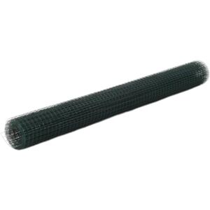 vidaXL Grillage Métal Acier Revêtement PVC 10x1,5 m Carré Vert Clôture Jardin - Publicité vidaXL Grillage Métal Acier Revêtement PVC 10x1,5 m Carré Vert Clôture Jardin - Publicité