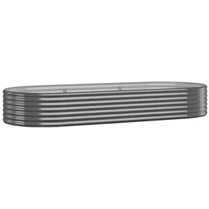 vidaXL Lit surélevé de Jardin Acier Enduit de Poudre Anthracite - Publicité vidaXL Lit surélevé de Jardin Acier Enduit de Poudre Anthracite - Publicité