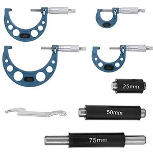 Hyuduo ensemble de Micromètres Digimatic, Micromètres Extérieurs 4 Pièces 0-100Mm, Outil de Mesure de Diamètre Extérieur Haute Précision en acier à Roulement,micromètre - Publicité Hyuduo ensemble de Micromètres Digimatic, Micromètres Extérieurs 4 Pièces 0-100Mm, Outil de Mesure de Diamètre Extérieur Haute Précision en acier à Roulement,micromètre - Publicité