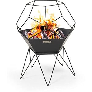 Barbecook brasero exterieur Jura pour le jardin et terrasse, géometrique, en acier laqué, 42,5x42,5x70cm, Noir, Ø 60 - Publicité Barbecook brasero exterieur Jura pour le jardin et terrasse, géometrique, en acier laqué, 42,5x42,5x70cm, Noir, Ø 60 - Publicité