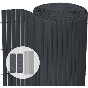 vounot ® Canisse en PVC Brise Vue Ultra Renforcé avec Attaches de Fixation Double Face pour Jardin Balcon et Terrasse Résistante à la Corrosion et aux Intempéries 100x500cm Gris - Publicité vounot ® Canisse en PVC Brise Vue Ultra Renforcé avec Attaches de Fixation Double Face pour Jardin Balcon et Terrasse Résistante à la Corrosion et aux Intempéries 100x500cm Gris - Publicité