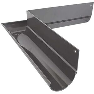 Renoplast ® R50 Equerre de Gouttière en Aluminium Angle extérieur 90° Gris Gouttière évacuation des eaux pluviales profilé de tôle pliée Abri de jardin carport terrasse balcon gouttière à emboîter - Publicité Renoplast ® R50 Equerre de Gouttière en Aluminium Angle extérieur 90° Gris Gouttière évacuation des eaux pluviales profilé de tôle pliée Abri de jardin carport terrasse balcon gouttière à emboîter - Publicité
