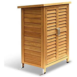 M MCombo MCombo Garden Cabinet Tool Shed Garden Shed Cupboard Wood 0690 - Publicité