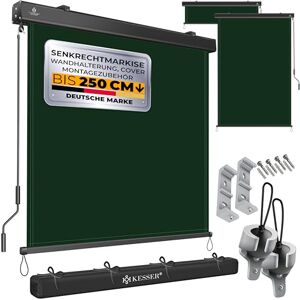 KESSER ® store vertical 140 x 250 cm Mécanisme à manivelle Balcon Protection solaire et brise-vue Manivelle Caisson pour balcon et terrasse Kit de - Publicité KESSER ® store vertical 140 x 250 cm Mécanisme à manivelle Balcon Protection solaire et brise-vue Manivelle Caisson pour balcon et terrasse Kit de - Publicité