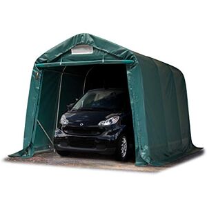 TOOLPORT Tente-Garage carport 2,4 x 3,6 m d'élevage abri agricole Tente de Stockage bâche PVC 800 N Armature Solide Vert Fonce - Publicité TOOLPORT Tente-Garage carport 2,4 x 3,6 m d'élevage abri agricole Tente de Stockage bâche PVC 800 N Armature Solide Vert Fonce - Publicité