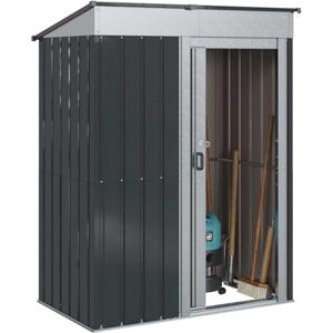 vidaXL Cabanons de Jardin Anthracite 137 x 81 x 180 cm Métал, Abri métal résistant pour Jardin et terrasse, Rangement Outils, Organisation Espace extérieur - Publicité vidaXL Cabanons de Jardin Anthracite 137 x 81 x 180 cm Métал, Abri métal résistant pour Jardin et terrasse, Rangement Outils, Organisation Espace extérieur - Publicité