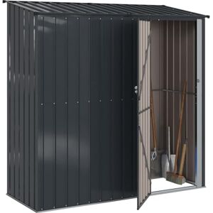 vidaXL Cabanons de Jardin Anthracite 203 x 85,5 x 200 cm Métал, Abri de Jardin et terrasse, Rangement Moderne, résistant aux intempéries, Durable, Design rectangulaire, Espace Ample - Publicité vidaXL Cabanons de Jardin Anthracite 203 x 85,5 x 200 cm Métал, Abri de Jardin et terrasse, Rangement Moderne, résistant aux intempéries, Durable, Design rectangulaire, Espace Ample - Publicité