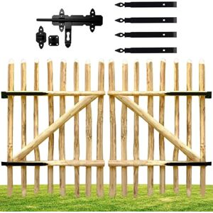 Floranica Porte de jardin, portail de clôture Bois de noisetier, 7 hauteurs, 100 cm Portillon incluant accessoires, Hauteur: - Publicité Floranica Porte de jardin, portail de clôture Bois de noisetier, 7 hauteurs, 100 cm Portillon incluant accessoires, Hauteur: - Publicité