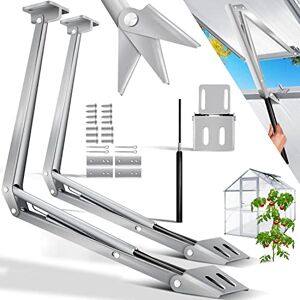 KESSER ® Ouvre-vitre Automatique pour Serre 7,5 kg de Force de Levage 45cm de Hauteur d'ouverture Angle d'ouverture continu lève-vitre Ouverture et Fermeture automatiques, 2X - Publicité KESSER ® Ouvre-vitre Automatique pour Serre 7,5 kg de Force de Levage 45cm de Hauteur d'ouverture Angle d'ouverture continu lève-vitre Ouverture et Fermeture automatiques, 2X - Publicité