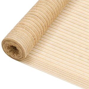 vidaXL Filet Brise-Vue Moustiquaire d'Intimité Moustiquaire de Protection de Balcon Terrasse Jardin Extérieur Beige 1,8x25 m PEHD 75 g/m² - Publicité vidaXL Filet Brise-Vue Moustiquaire d'Intimité Moustiquaire de Protection de Balcon Terrasse Jardin Extérieur Beige 1,8x25 m PEHD 75 g/m² - Publicité