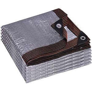 NOWORO Toile d'Ombrage en Aluminium pour Voiture, 99% Filet d'Ombrage, Argenté, avec Oeillets, Voile de Protection Solaire pour Jardin Balcon Terrasse 1x2m 2x2m 2x3m 3x4m 4x6m 6x8m ( Size : 1mx3m(3.3ftx9.8ft - Publicité NOWORO Toile d'Ombrage en Aluminium pour Voiture, 99% Filet d'Ombrage, Argenté, avec Oeillets, Voile de Protection Solaire pour Jardin Balcon Terrasse 1x2m 2x2m 2x3m 3x4m 4x6m 6x8m ( Size : 1mx3m(3.3ftx9.8ft - Publicité