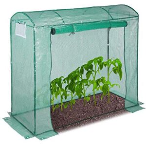 Relaxdays Jardin 170x80x200 Serre tomates bâche UV Housse Porte Enroulable, Vert - Publicité Relaxdays Jardin 170x80x200 Serre tomates bâche UV Housse Porte Enroulable, Vert - Publicité