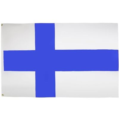AZ FLAG Drapeau Finlande 150x90 cm Drapeau Finlandais 100% Polyester Avec Oeillets Métalliques Intégrés Pavillon 110 g - Publicité AZ FLAG Drapeau Finlande 150x90 cm Drapeau Finlandais 100% Polyester Avec Oeillets Métalliques Intégrés Pavillon 110 g - Publicité