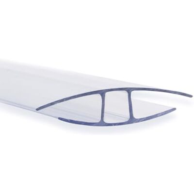 KARAT Connecteurs pour Plaque Creuse en PVC Matériau de Construction pour Serre, véranda Connecteur Transparent résistant aux intempéries 14 Connecteurs 60,5 x 121 cm, 4 mm d'épaisseur - Publicité KARAT Connecteurs pour Plaque Creuse en PVC Matériau de Construction pour Serre, véranda Connecteur Transparent résistant aux intempéries 14 Connecteurs 60,5 x 121 cm, 4 mm d'épaisseur - Publicité