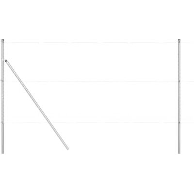 Poteau de Clôture en Acier Vidaxl 26 pcs Ø32 mm 210 cm - Publicité Poteau de Clôture en Acier Vidaxl 26 pcs Ø32 mm 210 cm - Publicité