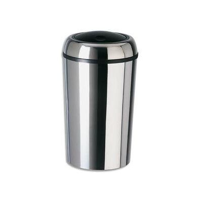 ROSSIGNOL Poubelle Swingy ronde couvercle basculant inox 50 litres - Publicité ROSSIGNOL Poubelle Swingy ronde couvercle basculant inox 50 litres - Publicité