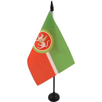 AZ FLAG Drapeau de Table République du Tatarstan 21x14 cm Socle Plastique - Publicité AZ FLAG Drapeau de Table République du Tatarstan 21x14 cm Socle Plastique - Publicité