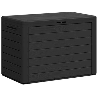 vidaXL Boîte de rangement de jardin Anthracite 78x44x55 cm - Publicité vidaXL Boîte de rangement de jardin Anthracite 78x44x55 cm - Publicité