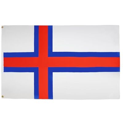 AZ FLAG Drapeau Iles Féroé 150x90 cm Drapeau Féroïen 100% Polyester Avec Oeillets Métalliques Intégrés Pavillon 110 g - Publicité AZ FLAG Drapeau Iles Féroé 150x90 cm Drapeau Féroïen 100% Polyester Avec Oeillets Métalliques Intégrés Pavillon 110 g - Publicité