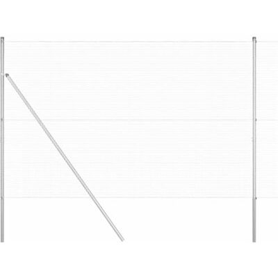 vidaXL Clôture en Fil d'Acier Galvanisé 13 Poteaux 1.6x50 m - Clôture - Publicité vidaXL Clôture en Fil d'Acier Galvanisé 13 Poteaux 1.6x50 m - Clôture - Publicité