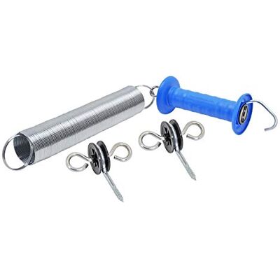 Voss kit poignée et Ressort portillon, Complet d'isolateurs poignée portillon, pour clôture pâturages, électrificateur de clôture électrique - Publicité Voss kit poignée et Ressort portillon, Complet d'isolateurs poignée portillon, pour clôture pâturages, électrificateur de clôture électrique - Publicité